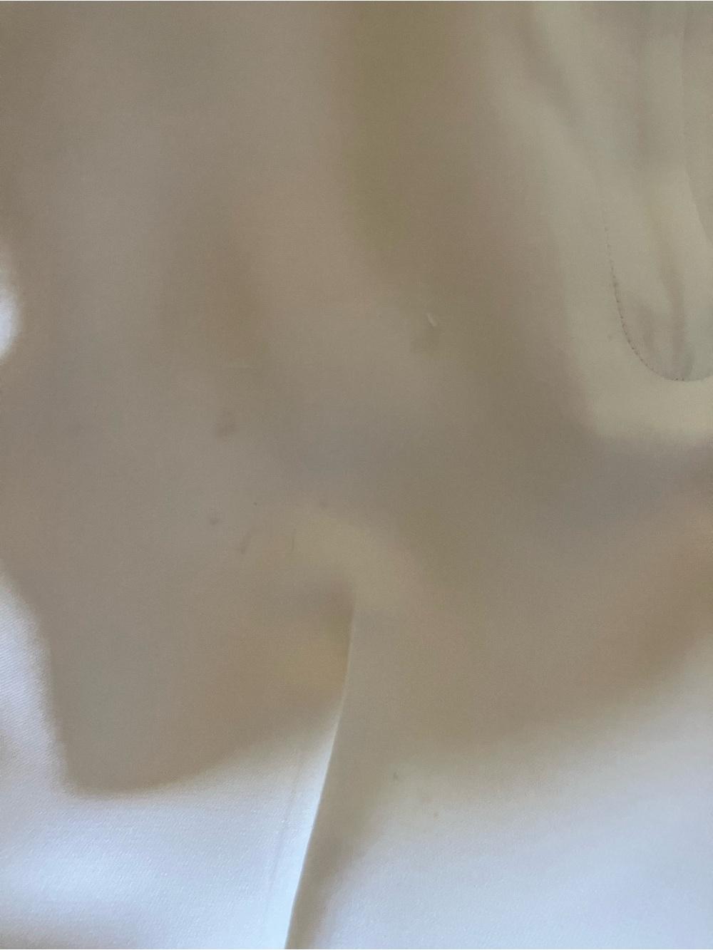 Talbots Ivory Cream Straight-Leg Silk Lined Dress Pants - Picture 8 of 8